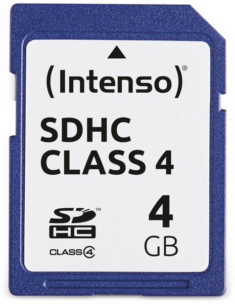Intenso SDHC Card 4 GB, Class 4