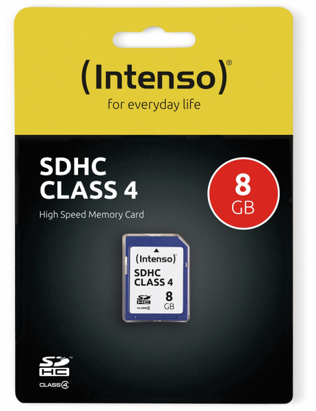 Intenso SDHC Card 8 GB, Class 4 - Produktbild 2