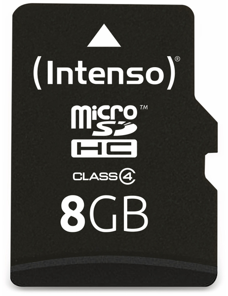 INTENSO MicroSDHC Card, 8 GB,