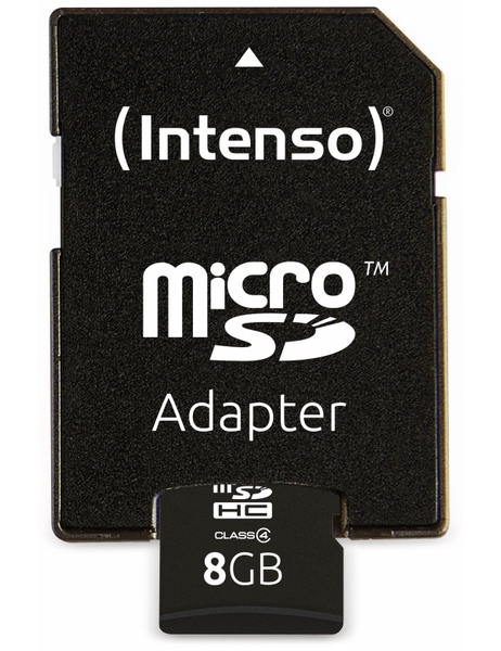 INTENSO MicroSDHC Card, 8 GB, - Produktbild 4