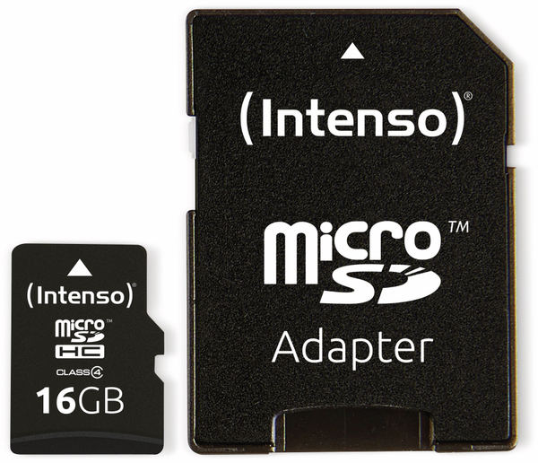 MicroSDHC Card INTENSO, 16 GB - Produktbild 3