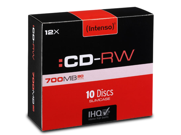 Intenso CD-RW Rohling 10 Stück