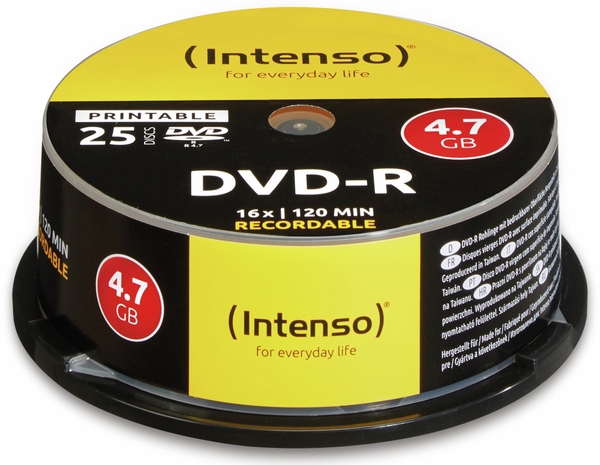 INTENSO DVD-R Spindel (bedruckbar)