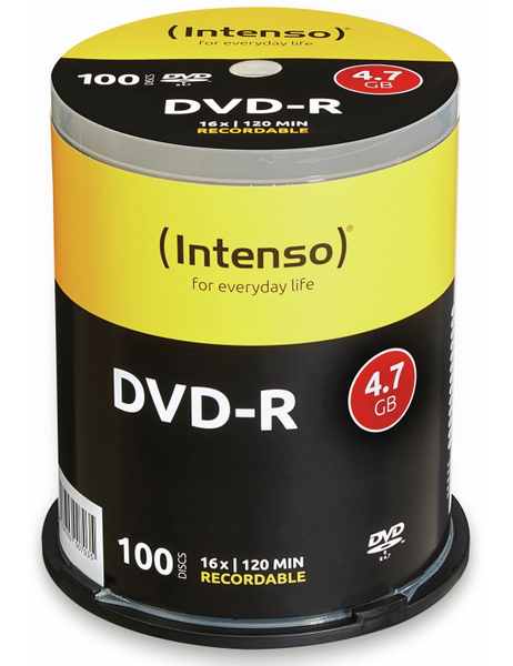 INTENSO DVD-R Spindel, 100 Stück