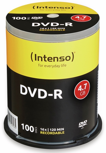 Intenso DVD-R Spindel 100 Stück
