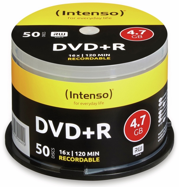 DVD+R Spindel Intenso, 50 Stück