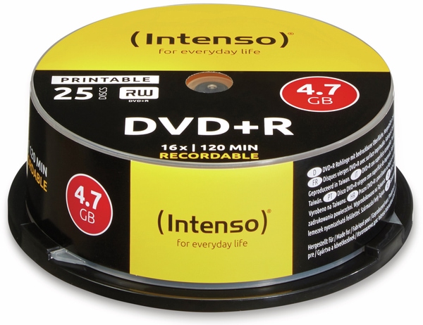 INTENSO DVD+R Spindel (bedruckbar)