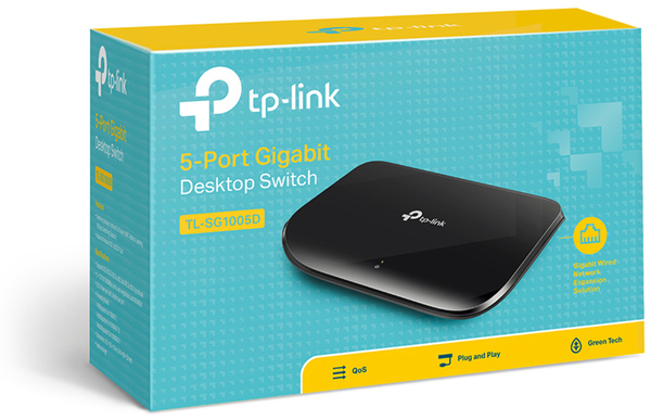 Gigabit Netzwerk-Switch TP-LINK TL-SG1005D, 5-Port - Produktbild 4