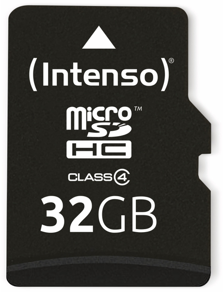 INTENSO MicroSDHC Card, 32 GB, CLASS 4,