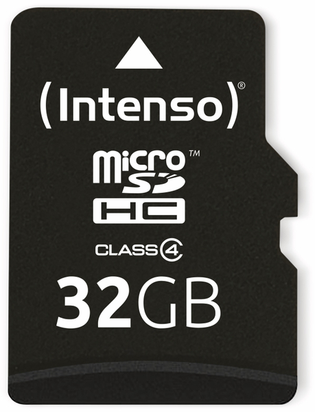 Intenso MicroSDHC Card, 32 GB, CLASS 4, INTENSO