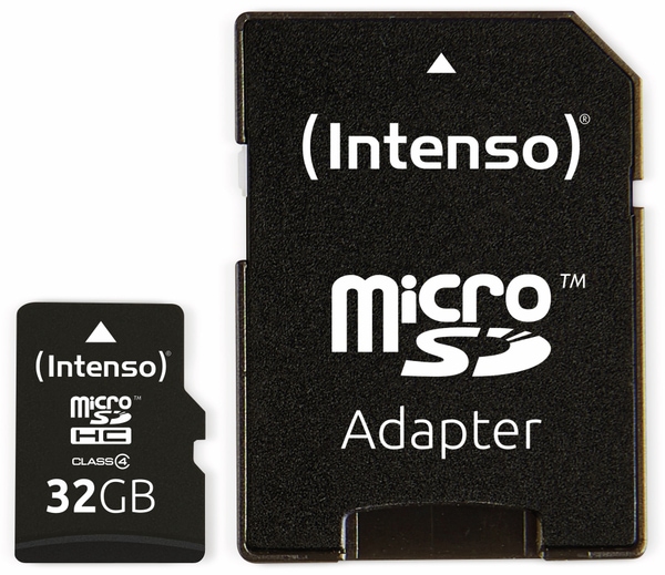 INTENSO MicroSDHC Card, 32 GB, CLASS 4, - Produktbild 3