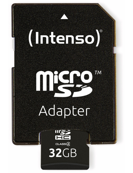 INTENSO MicroSDHC Card, 32 GB, CLASS 4, - Produktbild 4