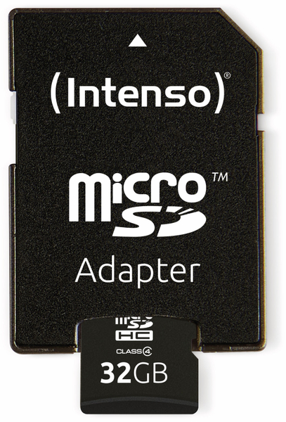 Intenso MicroSDHC Card, 32 GB, CLASS 4, INTENSO - Produktbild 4