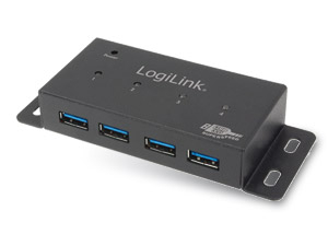 LogiLink USB 3.0-Hub UA0149, 4-Port, Metall