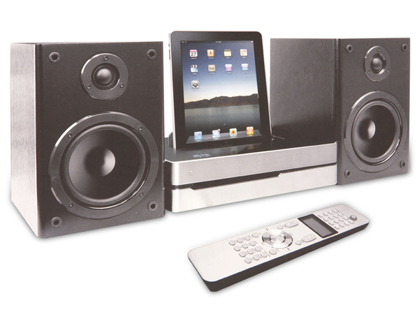 iPad/iPhone/iPod Soundsystem mit DVD-Player, schwarz - Produktbild 5
