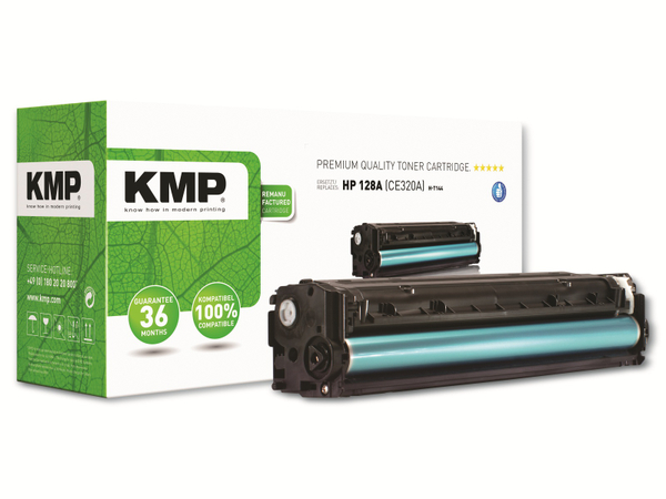 KMP Toner kompatibel für HP 128A (CE320A), schwarz