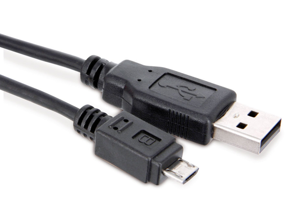 GOOBAY USB 2.0 Kabel USB-A/Micro-USB, 0,15 m