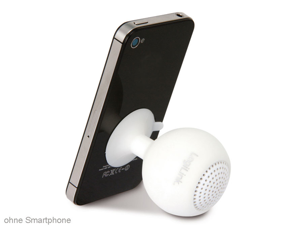 LogiLink Multimedia-Lautsprecher SP0030 Iceball, weiß - Produktbild 3