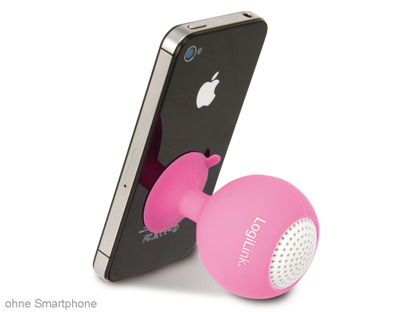 LogiLink multimedia-Lautsprecher SP0031 Iceball, pink - Produktbild 3