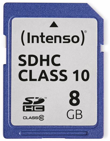 Intenso SDHC Card 3411460, 8 GB, Class 10