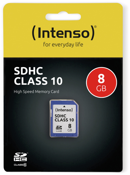 Intenso SDHC Card 3411460, 8 GB, Class 10 - Produktbild 2