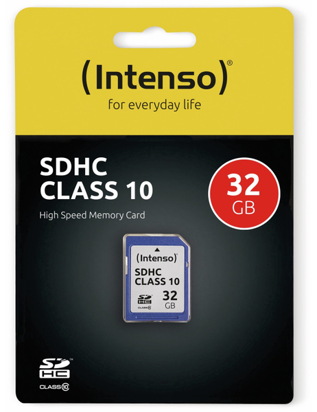 INTENSO SDHC Card 3411480, 32 GB, Class 10 - Produktbild 2