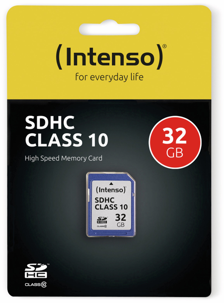 Intenso SDHC Card 3411480, 32 GB, Class 10 - Produktbild 2