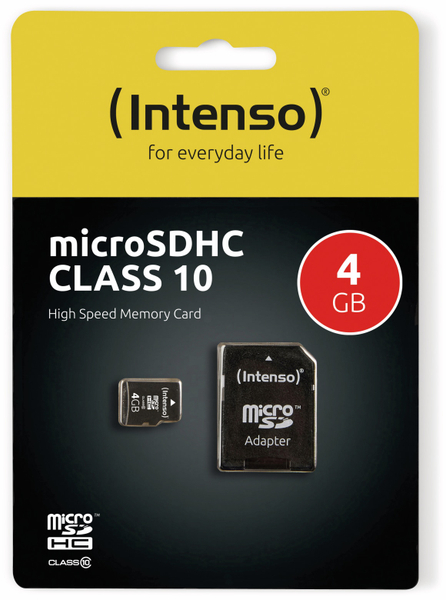 Intenso MicroSDHC Card 3413450, 4 GB - Produktbild 2