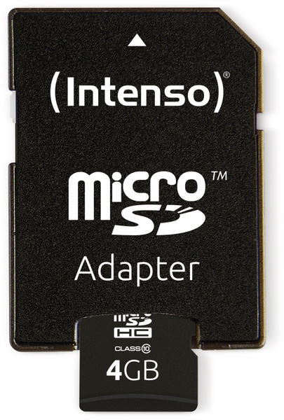 Intenso MicroSDHC Card 3413450, 4 GB - Produktbild 4