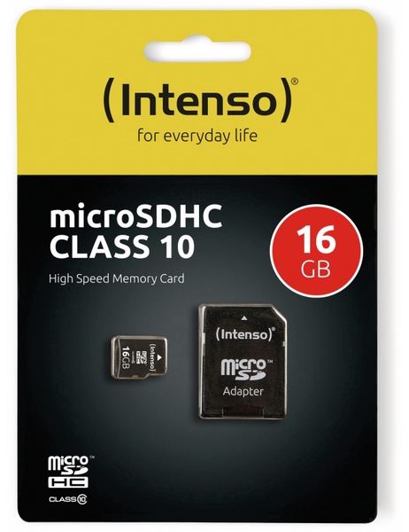 INTENSO MicroSDHC Card 3413470, 16 GB - Produktbild 2