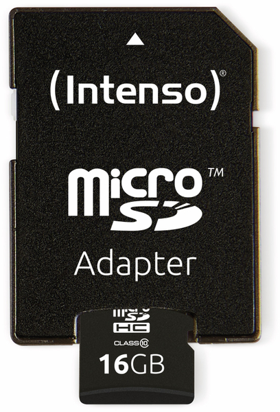 Intenso MicroSDHC Card 3413470, 16 GB - Produktbild 4