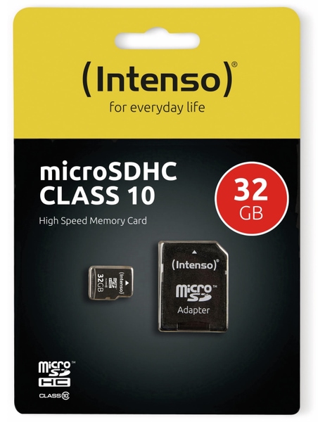 INTENSO MicroSDHC Card 3413480, 32 GB - Produktbild 2