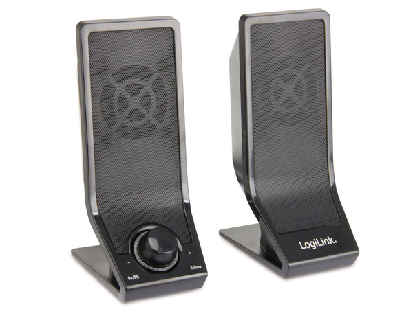 LogiLink Computer-Lautsprecher SP0027, schwarz, USB-Power
