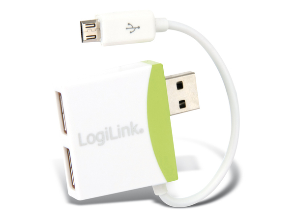 LogiLink USB 2.0 Hub mit Micro-USB Abzweigkabel