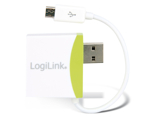 LogiLink USB 2.0 Hub mit Micro-USB Abzweigkabel - Produktbild 2
