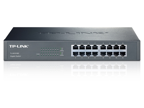 TP-Link Gigabit Netzwerk-Switch TL-SG1016D, 16-Port