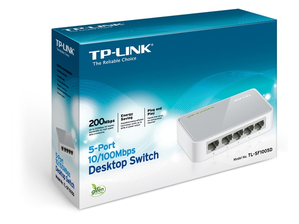 TP-LINK Netzwerk-Switch TL-SF1005D, 5-Port - Produktbild 7