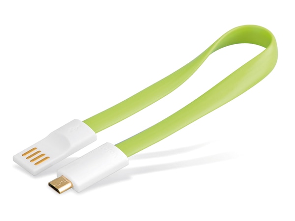 LOGILINK USB 2.0 Kabel USB-A/Micro-USB, 0,2 m, grün - Produktbild 2
