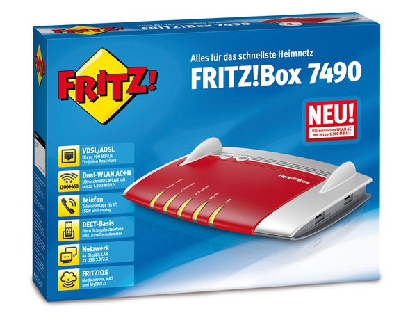 AVM FRITZ!Box Fon WLAN 7490 - Produktbild 3