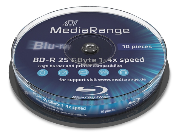 Blu-ray Disc BD-R MediaRange