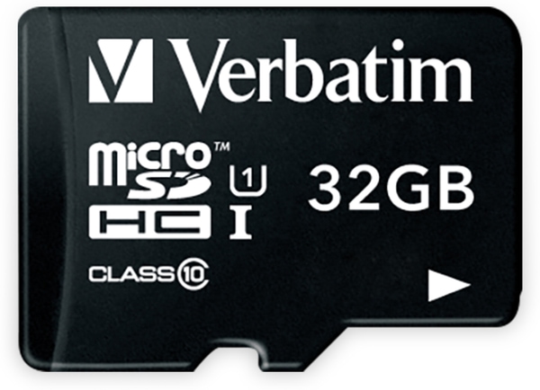 MicroSDHC Card VERBATIM 44013, 32 GB