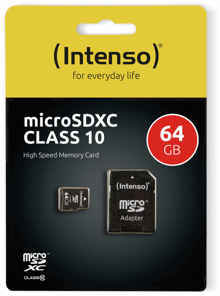 Intenso MicroSDXC Card 3413490, 64 GB - Produktbild 2