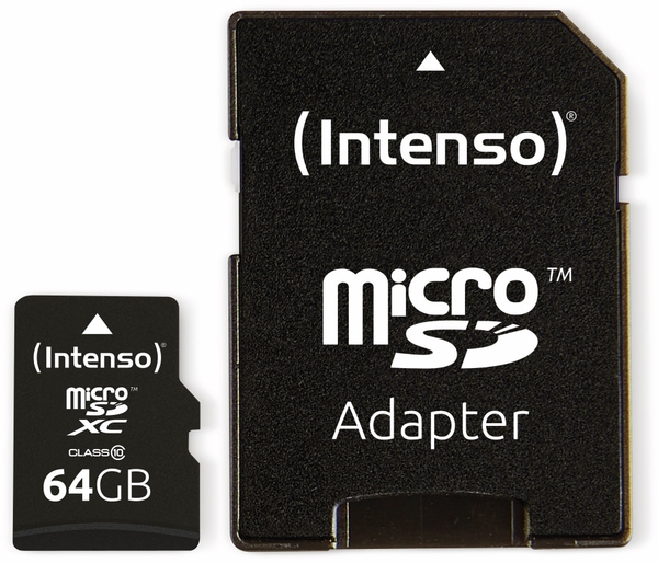 Intenso MicroSDXC Card 3413490, 64 GB - Produktbild 3