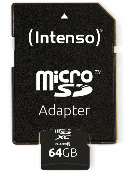 INTENSO MicroSDXC Card 3413490, 64 GB - Produktbild 4