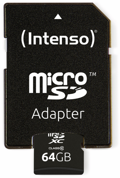 Intenso MicroSDXC Card 3413490, 64 GB - Produktbild 4