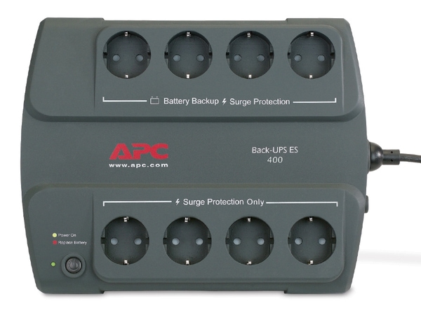 APC USV BE400-GR, 400VA, 8 Steckdosen - Produktbild 2
