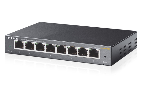 TP-Link Gigabit Netzwerk-Switch TL-SG108E, 8-Port