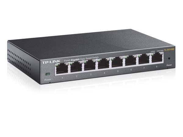 TP-LINK Gigabit Netzwerk-Switch TL-SG108E, 8-Port - Produktbild 2