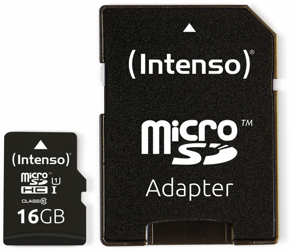 MicroSDHC Card INTENSO 3423470, UHS-I, 16 GB - Produktbild 3
