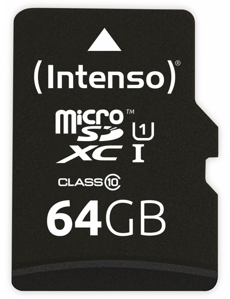 INTENSO MicroSDXC Card 3423490, UHS-I, 64 GB